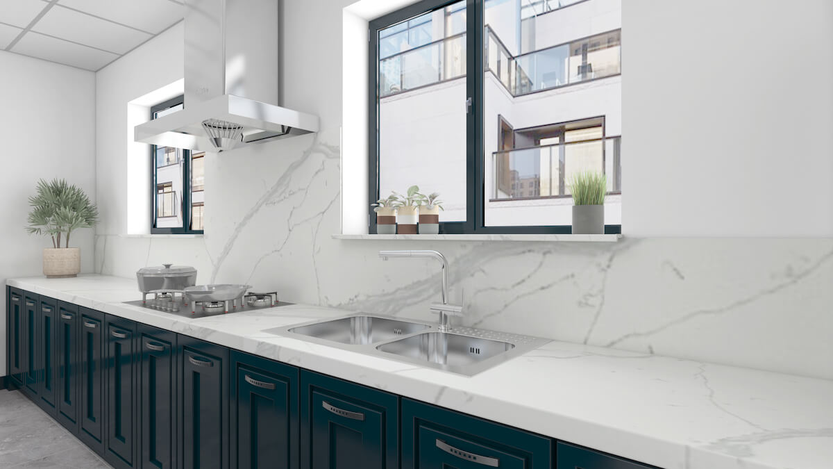 Fugen Stone Calacatta Royal Quartz - Stoke - Cheadle